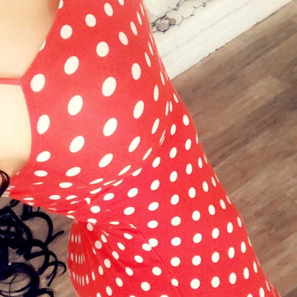 🍒Polka dots spaghetti strap dress🍒 - Picture 3 of 3